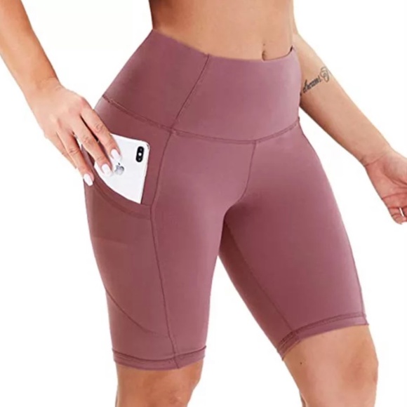 Boutique Women's Fashion Bike Workout Short, Pink - Picture 1 of 7